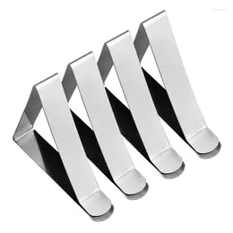 Table Cloth Promotion! 4 Pcs Stainless Steel Tablecloth Clip Non-Slip Adjustable Cover Clamps Holders For Party Picni