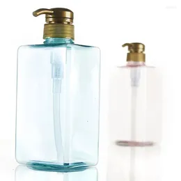 Storage Bottles 1Pc 600ml Portable Soap Rectangular Dispenser Press Type Split Empty Bottle Dropship