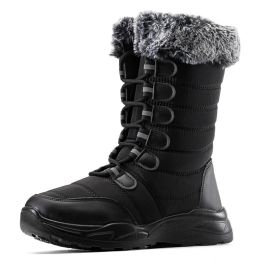 Boots 2022 women's boots super warm winter lowheeled boots waterproof snow boots mujer plush women's shoes plus size thicksoled boot