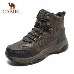 Boots Camel Official Original Men's Hiking Shoes Waterproof Mountain Climbing Shoes Men Outdoor Trekking Protective Toe Ankle Boots