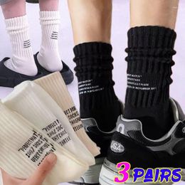 Women Socks Hip Hop Cotton Letter Jacquard Series Street Sports Personalised Fashion Ladies Crew Ins Casual Sock