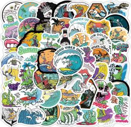 50PCS Colourful Skull Sticker Surfing Sport Graffiti Stickers for Laptop Skateboard Motorcycle Decals1571541