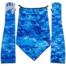 Racing Sets 1 Set Of Summer Arm Sleeves Elastic Protectors Sunlight Blocking Face Scarf Outdoor Supplies