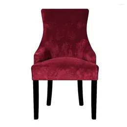 Chair Covers Velvet Fabric European Style Cover Sloping Arm Big Size Wing Back King Seat Washable Removable