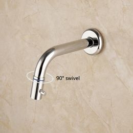 Bathroom Sink Faucets SINLAKU Wall Mounted Wash Basin Taps Washer Faucet Spout Contrl Garden Tap Washing Machine