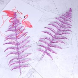 Decorative Flowers 10 Pcs Plants Adornment Wedding Decorations Artificial Fake Leaves Home