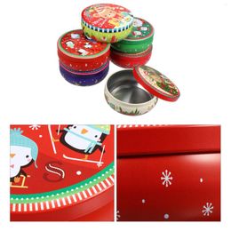 Take Out Containers 6 Pcs Christmas Candy Box Gift Holders Festival Supplies Romantic Cases Plastic Container Lid Gifts Chocolate