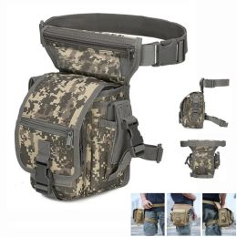 Bags Multifunctional Leg Bag Men's and Women's Outdoor Tactical Leg Bag Portable Camouflage Waist Bag Ninecolor Spot Military Bag