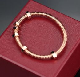 Bangles 2022 Trend Hot Sale Famous Brand Top Quality European Luxury Jewellery Bracelets For Women Rose Gold Bangle Fashion Party Classic