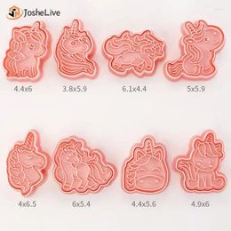 Baking Moulds Cartoon Cookie Cutter Multifunction Great For Decorating Cookies Mould 8-piece Set High-quality Materials Lasting Cutters