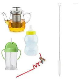 Drinking Straws Pipette Nylon Cleaning Tools Stainless Steel Household Bottle Brush Tube Cleaner Suction Glass Pipe