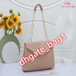 Women's luxury bags Crossbody handbags 90% factory sales top quality leather Cross Shoulder Handheld Womens Bag Fashion Casual versatile chain Messenger bag