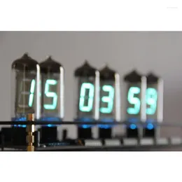 Table Clocks Creative Glass Gift IV11 Fluorescent Tube Clock VFD DIY Kit Boyfriend Analogue Glow Iv-11