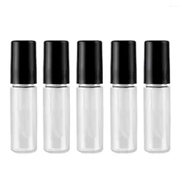 Storage Bottles 5 Pieces Empty Tubes 2ML Refillable Lip Plastic Mini Cosmetic Samples Container With DIY Vials Bottle