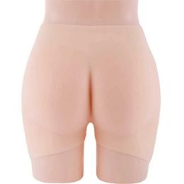 Breast Pad Silicone Fake Ass Fake Buttocks Padded Panties Hip Push Up Panty Shemale Fake Ass Enhancer Silica Gel Rich Buttocks Pants 240330