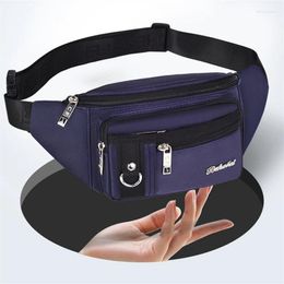 Waist Bags Men Bag Pack Men's Wallet Purse Casual Phone Belt Pouch Women Travel Motorcycle Fanny Banana Hip