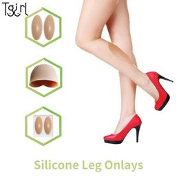 Breast Pad Tgirl Silicone Leg Onlays Silicone Calf Pads for Crooked or Thin Legs Body Beauty Leg Factory Direct Supply Silicone 2 Pieces 24330
