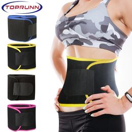 Women Slimming Belt Fitness Corset Waist Support Adjustable Sweat Waist Trimmer Trainer Body Shaper Gaine Ventre Lumbar Belt 240323