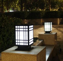 LED Wall pillar lamp outdoor courtyard landscape light square wall head lamp waterproof villa garden gate LLFA2497249