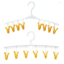 Hangers Clothes Drying Hanger With Clips Efficient Solutions Windproof Space Saving Laundry Rack