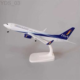 Aircraft Modle 20cm Alloy Metal Boliviana de Aviacion Bolivian Boeing B737 Airlines Diecast Aeroplane Model Airways Plane With Wheels Aircraft YQ240401