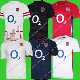 2022 2023 Englands Rugby Jerseys 21 22 23 Custom Mens Camisas Rugby Jersey Homens Mulheres