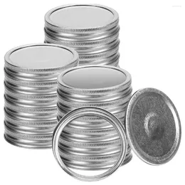 Kitchen Storage Mason Jar Lids And Rings For Ball Canning Jars Wide Mouth Split-Type Leak Proof Reusable Caps