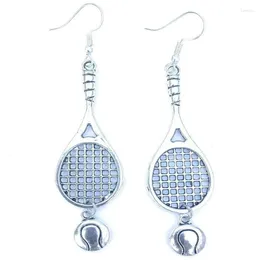 Dangle Earrings Trendy Vintage Tennis Rackets Shape For Women Girl Drop Earring Steampunk Small Object Ear Hook Jewelry Bijoux