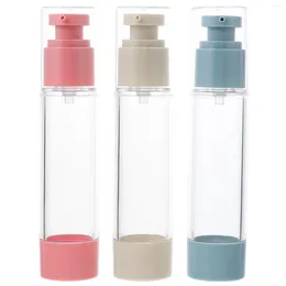 Storage Bottles Refillable Pump Dispensers Push Bottle Lotion Portable Travel Sample