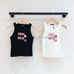 high quality Women's T-Shirt Designer Women Sexy Halter Tee Party Fashion Crop Top Luxury Embroidered T Shirt Spring Summer Backless