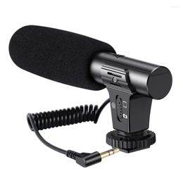 Microphones Katto Updated 3.5Mm Hd Video Recording Microphone Smart Noise Reduction Interview Mic For Mobile Phone/Slr Camera Drop D Dh71W