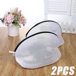 Laundry Bags 1/2PCS Shoe Net Set Bag With Zipper For Washing Machine And Dryer Sneaker Nets