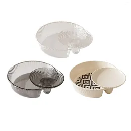 Kitchen Storage Decorative Fruit Bowl Plate Multiuse Snack Tray Dried Serving Bowls For Candy Nuts Cookies Fruits Snacks