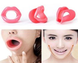 Silicone Rubber Face Lifting Lip Trainer Mouth Muscle Tightener Face Massage Exerciser Anti Wrinkle Lip Exercise Mouthpiece Tool7270004