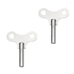 Clocks Accessories 2 Pcs Clock Key Sturdy Winding Keys Old Fashioned Wind-up Steel Repairing