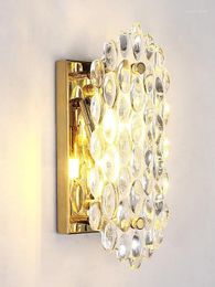 Wall Lamp Glass Modern Style Decor Wireless Deco Led Applique Mural Design Sconces