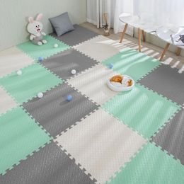 16pcs Foam Baby Play Mat Puzzle Mat Kids Interlocking Exercise Tiles Rugs Floor Tiles Toy Carpet Soft Carpet 30*30*1cm 240314