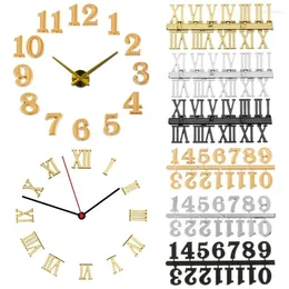 Table Clocks DIY Repair Tools Replacement Gadget Restore Clock Numerals Accessories Arabic Number Quartz Parts Roman