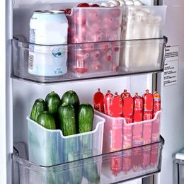 Storage Bottles Useful Basket Shatter-resistant Vertical Design High Capacity Refrigerator Box For Fridge