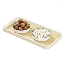 Tea Trays Serving Tray Plate Dishes Rectangular Food For Parties Cafes Homes Offices Dinner Teas Coffee Sushi Beverages