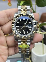 CFF Factory produces 126710 series 3186/3285 Batman Automatic Men's watch blue black ceramic bezel Black dial 904L JubileeSteel Bracelet watch chain