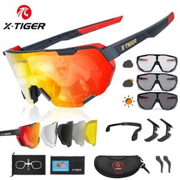 XTIGER Polarized Sports Sunglasses UV400 Bike Bicycle Eyewear Outdoor Cycling Baseball Running Fishing Golf Glasses 240327