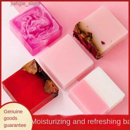 Handmade Soap Rose Essential Series Handmade Face Wash Bath Moisturising Oil Control Facial Soap Y240401