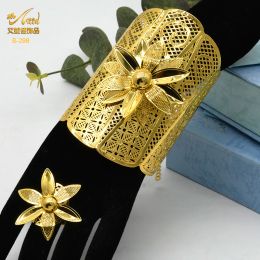 Bangles ANIID Hot Sale New Italian Plated Bangles Jewellery Gift For Women Luxury Style Wedding Party Dinner Copper Bangles Gift Wholesale