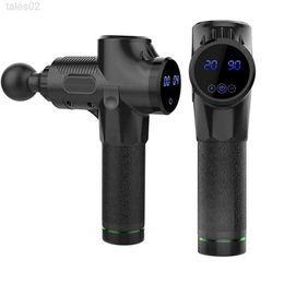 Massage Gun Full Body Massager High Quality Brushless Electrical Deep Vibrating Tissue Fascia Muscle with Case yq240401