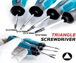 Hand Tools Triangle Screwdriver Set 18 2 23 3mm TPR Handle For Electrical In Stock6449401