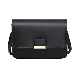 Shoulder Bags For Women 2024 Luxury Handbags Designer PU Leather Crossbody Fashion Small Simple Solid Female Bag