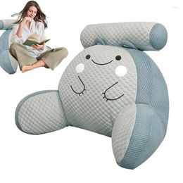 Pillow Reading Adjustable Soft Back Support Bed Rest With Arms For Adult Chair Lumbar S