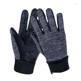 Cycling Gloves Fonoun Adt Winter Thicken Sn Touch P Warm Fnk01 Drop Delivery Sports Outdoors Protective Gear Otb5E