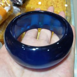 Bangles Blue Natural Ambers Bangles Women Handmade Bracelet Jewelry Accessories Baltic Amber Bangle For Mom And Girlfriend Lucky Gifts